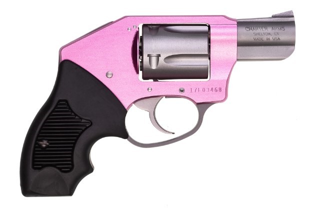 CHARTER ARMS THE PINK LADY OFF DUTY .38 SPL. ALUMINUM 5 SHOT 2IN FIXED CONCEALED PINK STAINLESS STEEL 53851 - Taurus Savings